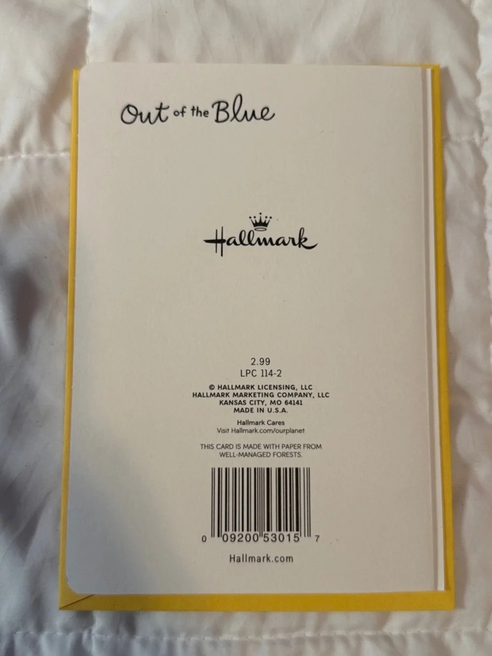 Hallmark brand new